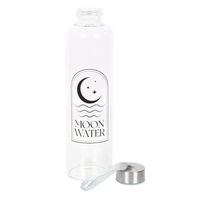 Moon Water Reusable Glass Water Bottle image 3
