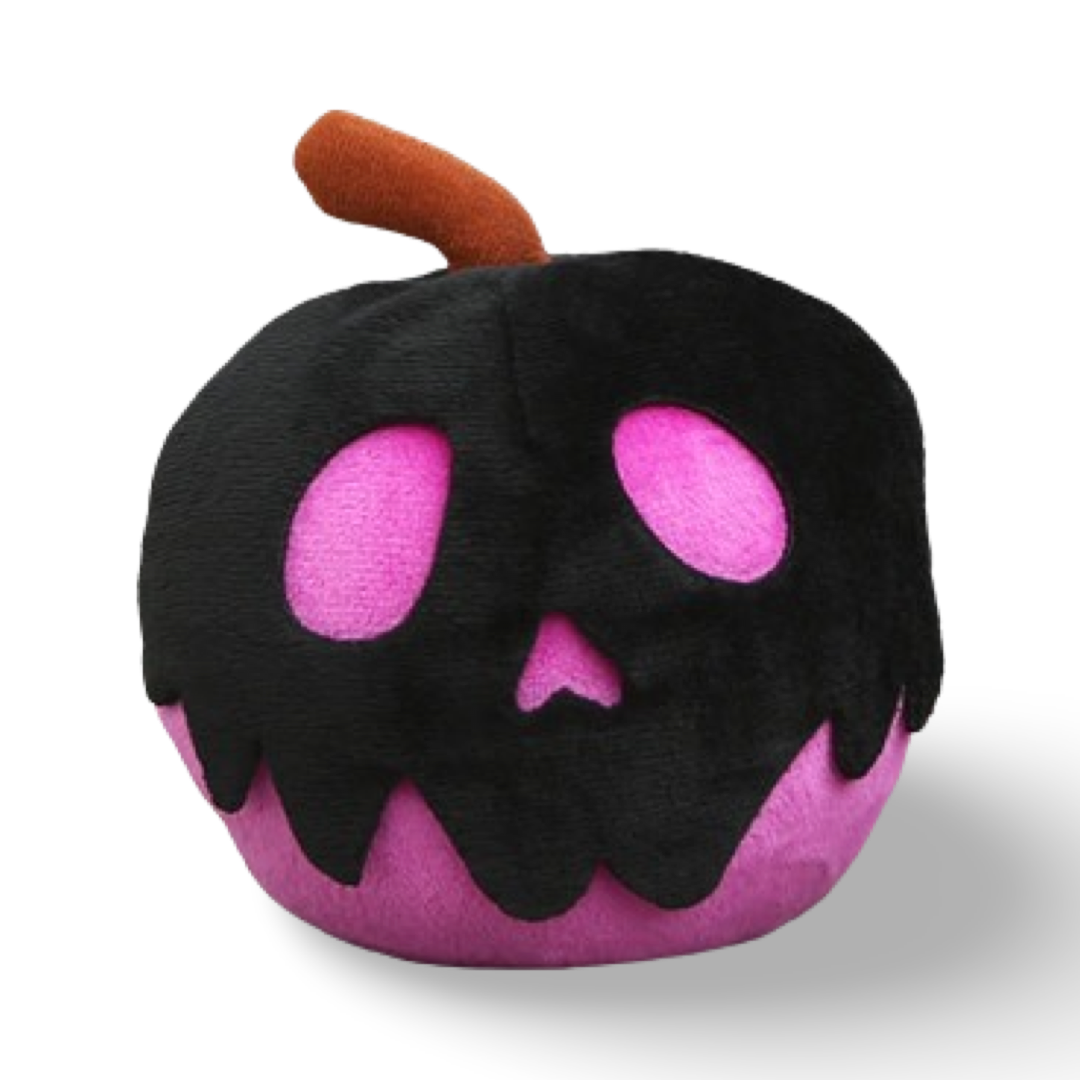 6" Halloween Plush - Poison Skull Apple