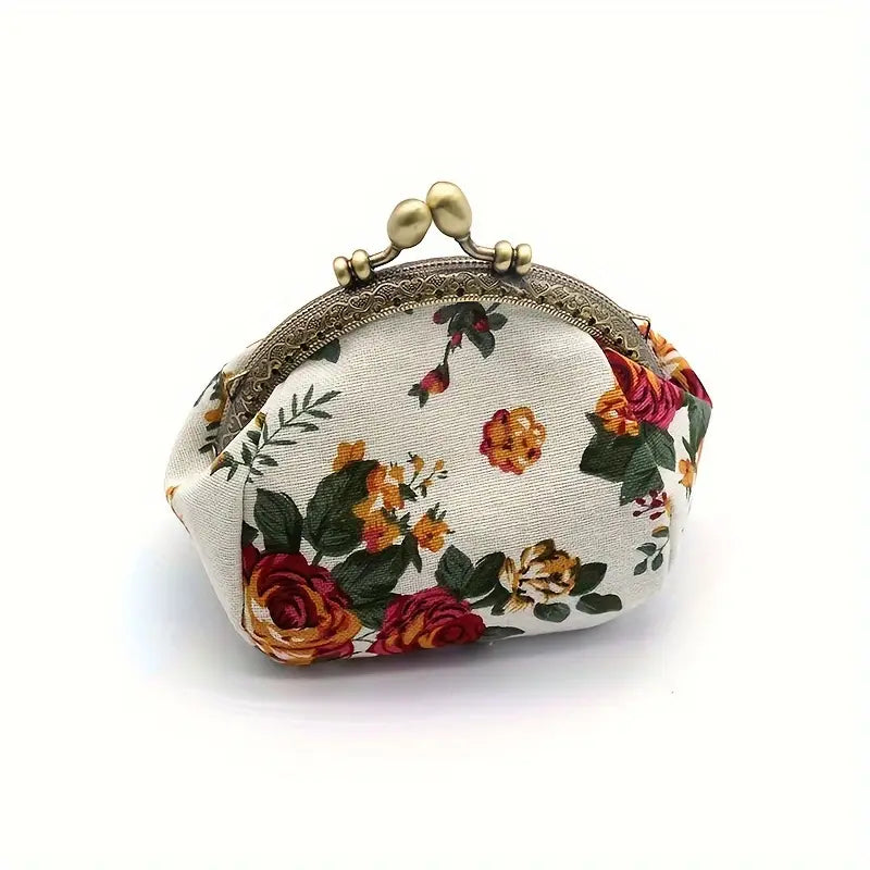 Vintage Floral Coin Purse