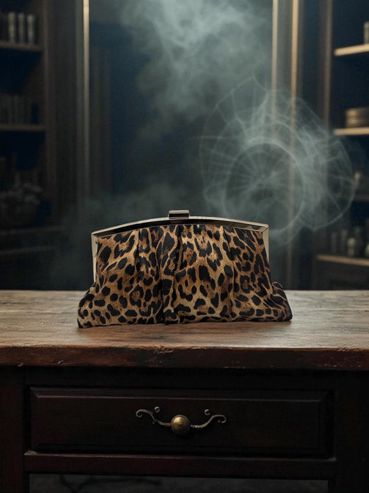 Leopard Print Clutch