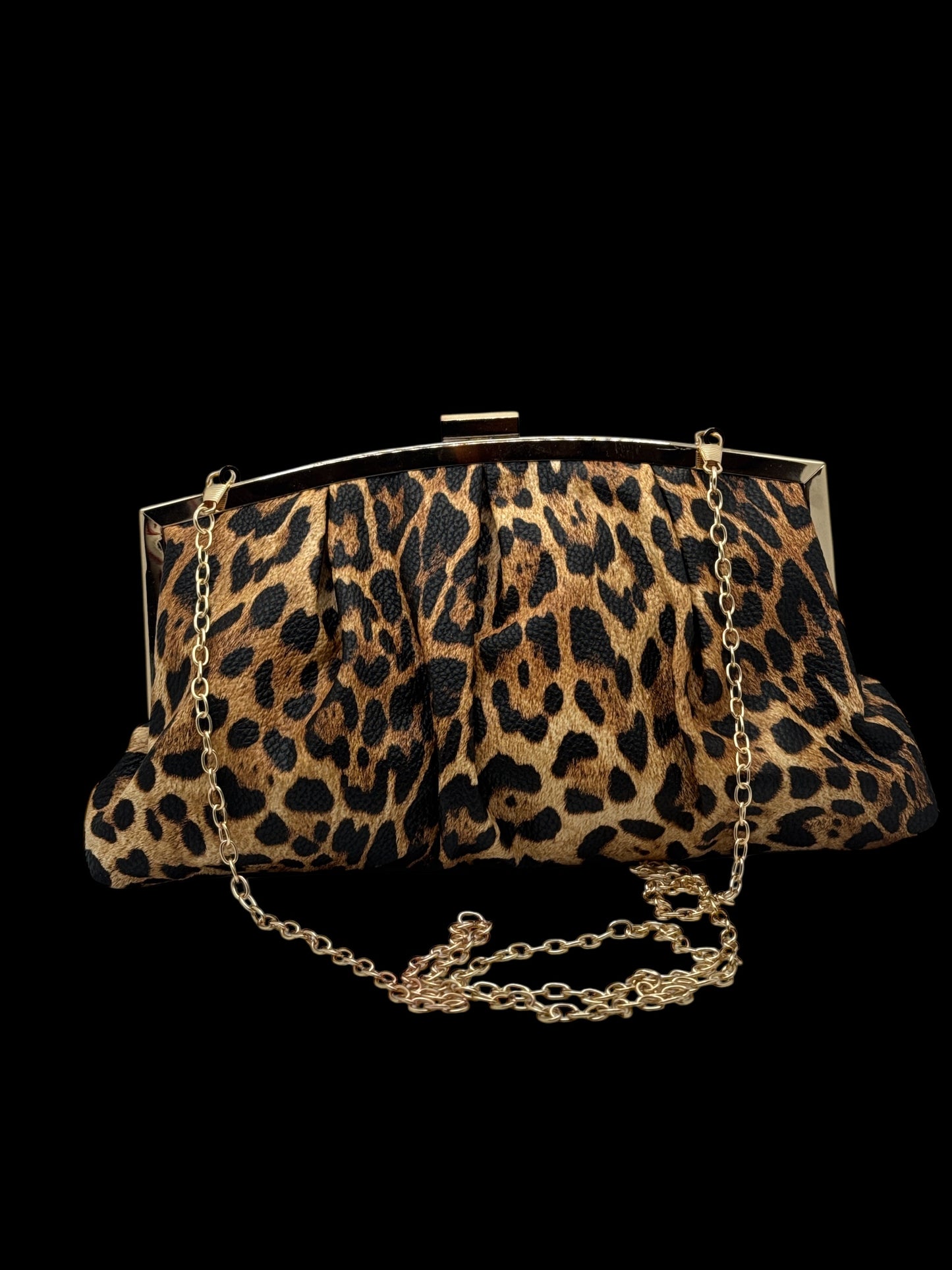 Leopard Print Clutch