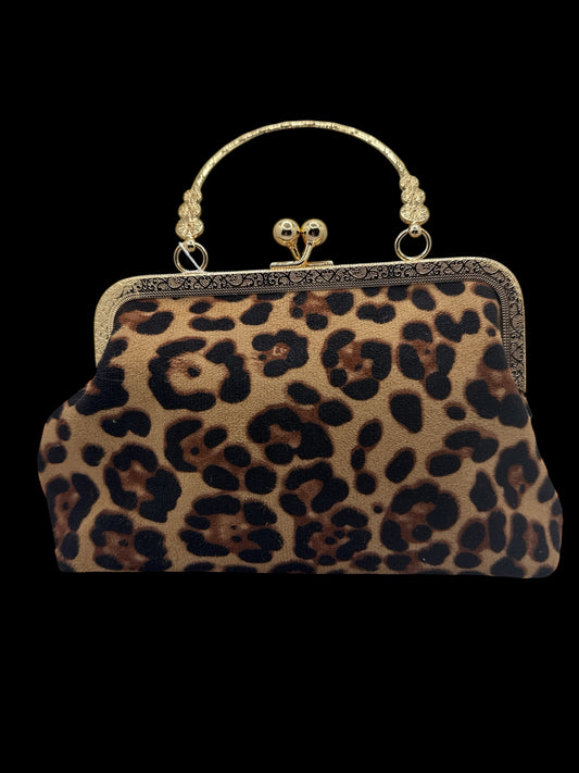 Vintage Style Leopard Print Bags