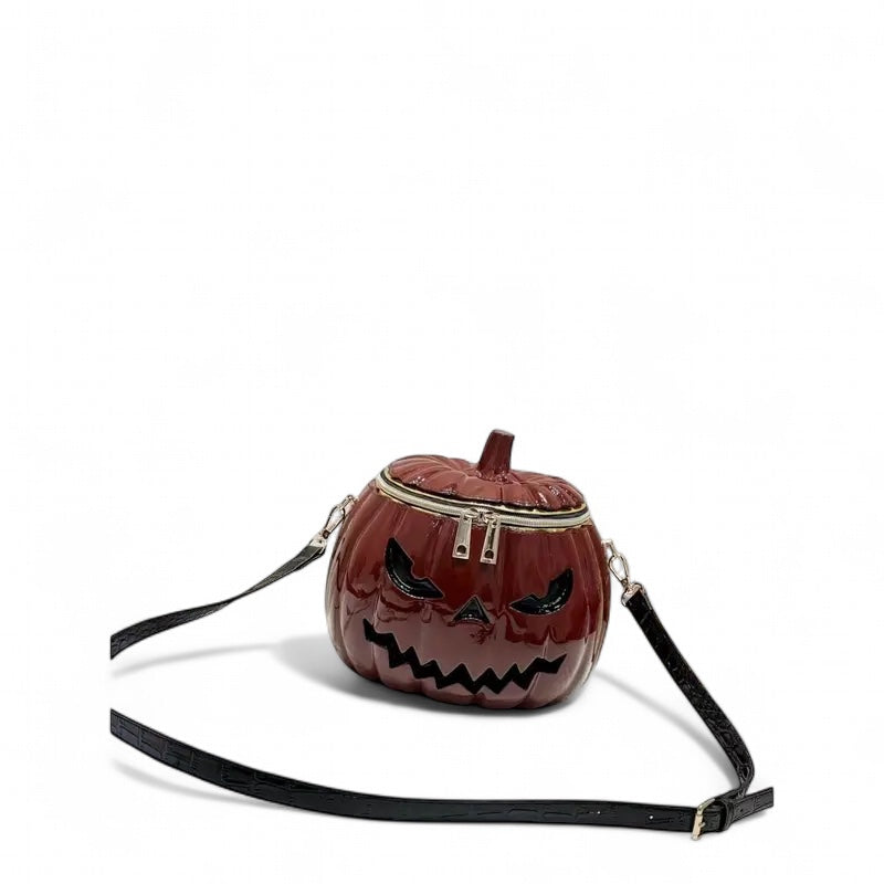 Bright Orange Pumpkin Crossbody