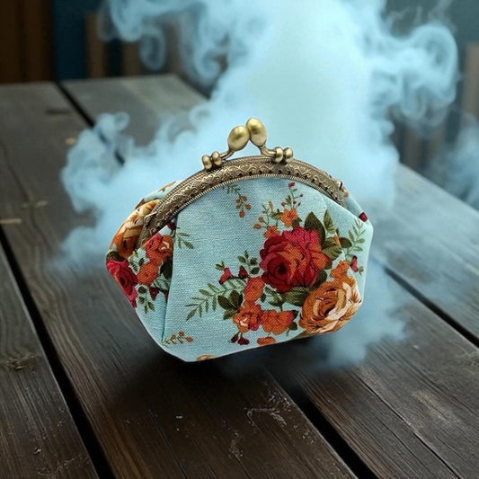 Vintage Floral Coin Purse