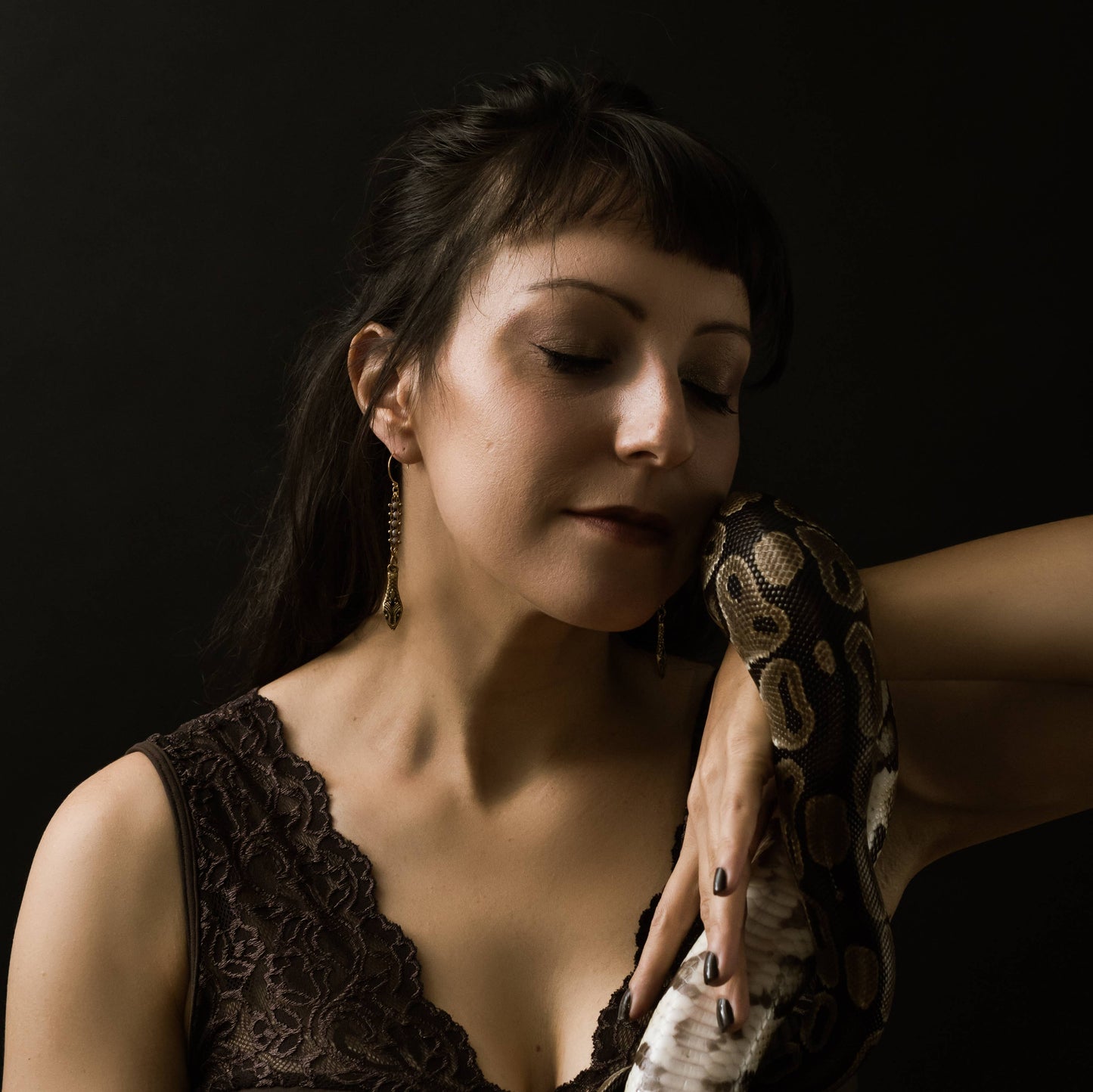 Feathered Serpent Earrings
