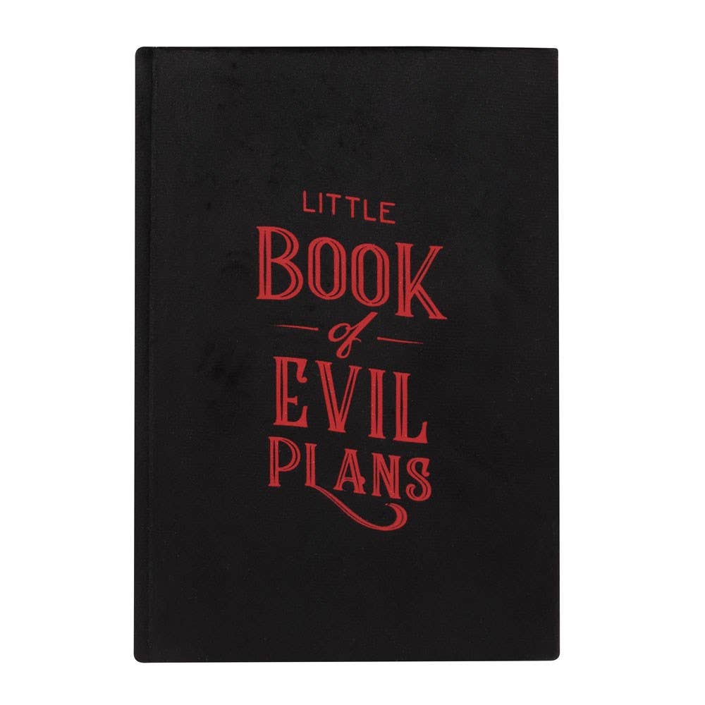 Little Book of Evil Plans Velvet A5 Journal