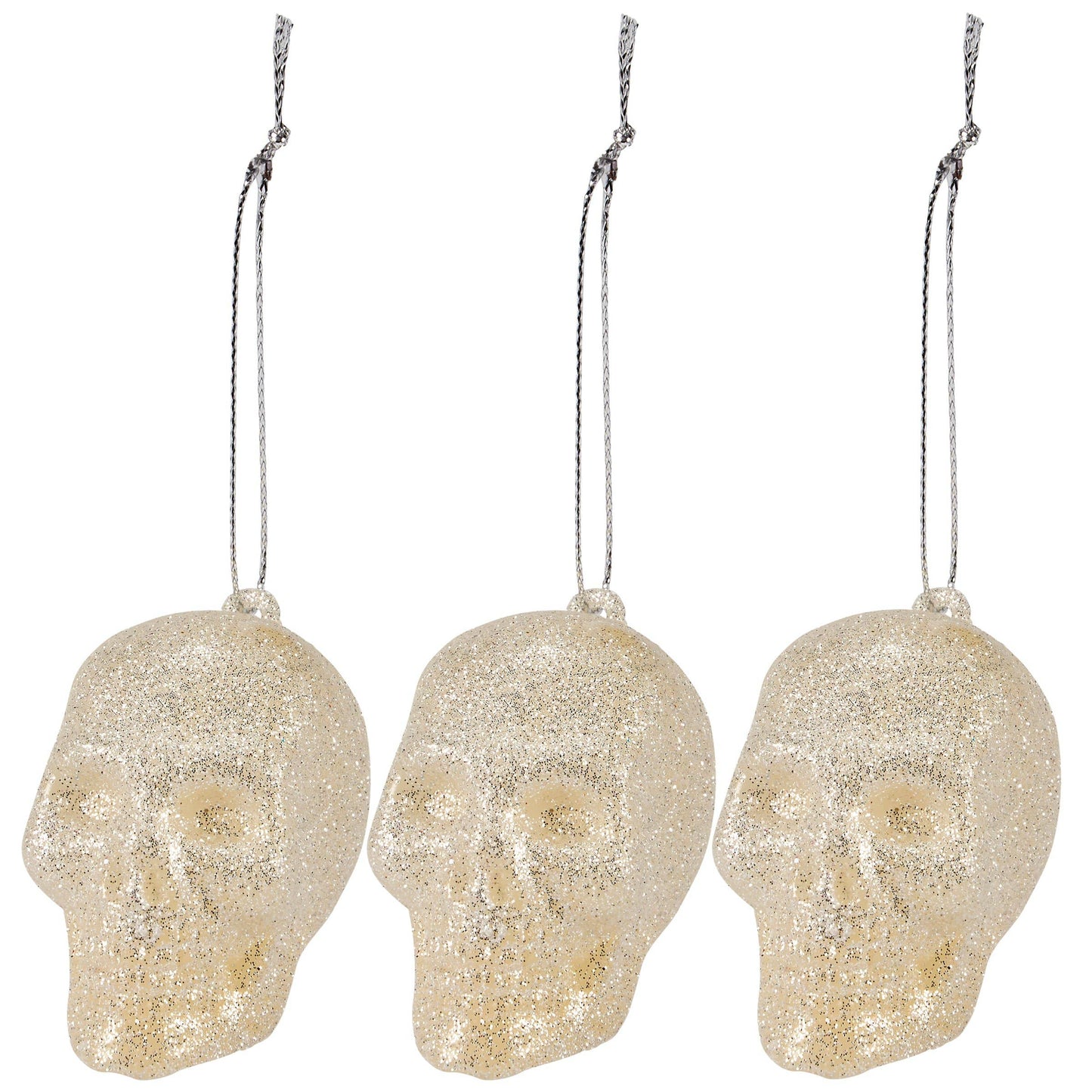 Medium Skull Ornament Set