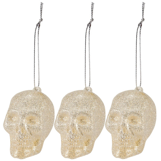 Medium Skull Ornament Set