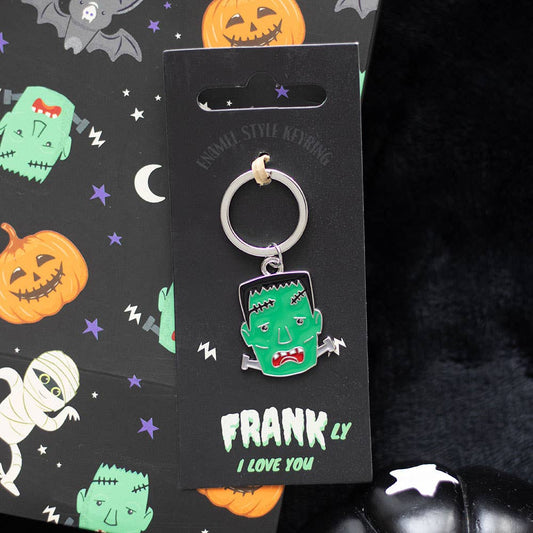 Monster Frank Halloween Keyring