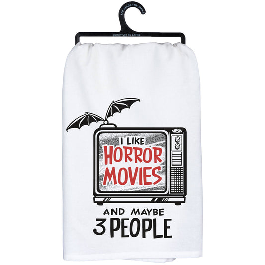I Like Horror Movies Kitchen Towel