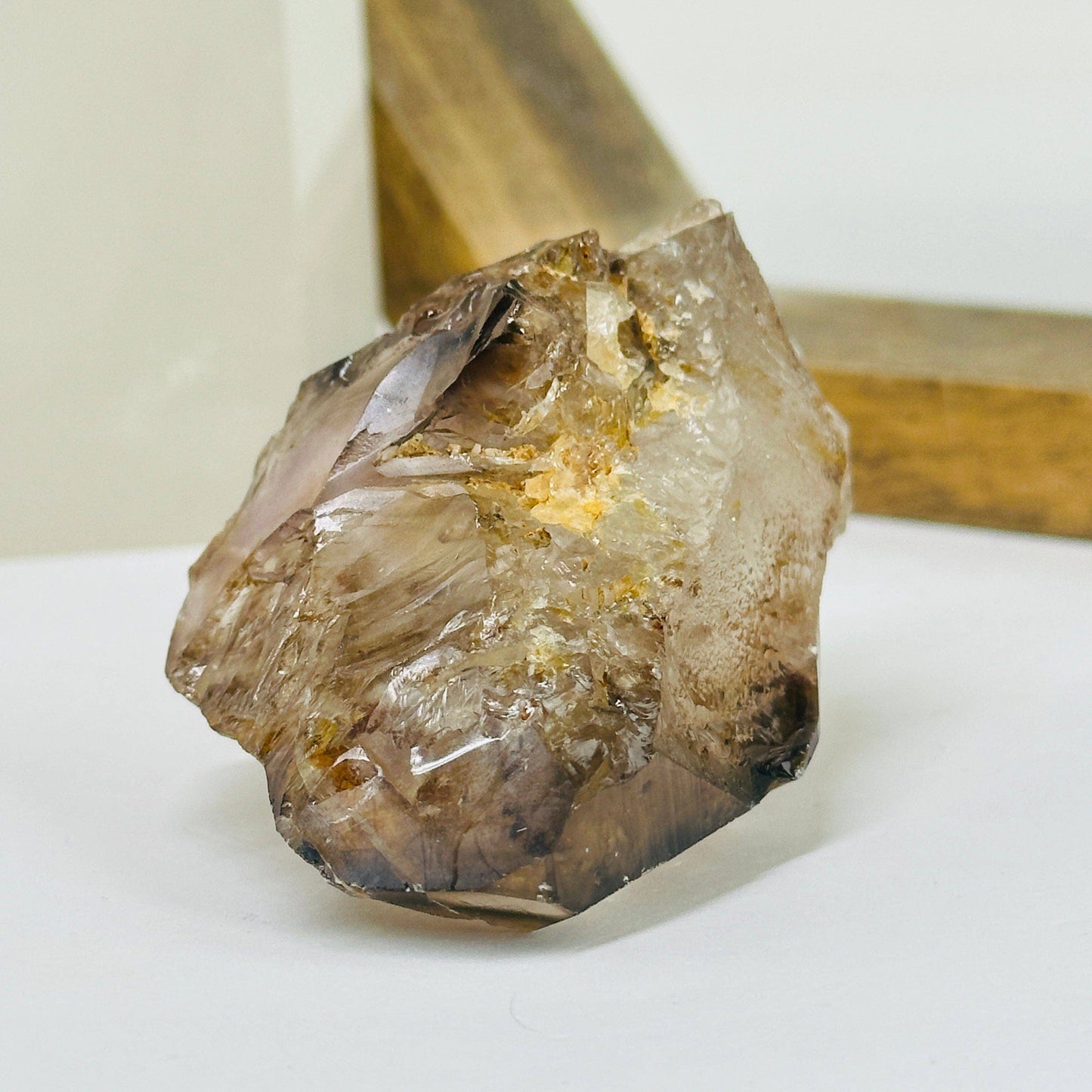 Alligator Smokey Quartz Crystal Cluster Natural Stone