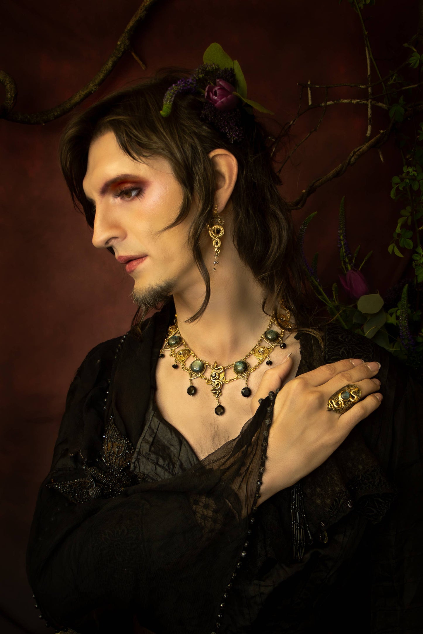 Rising Serpent Coin Collar