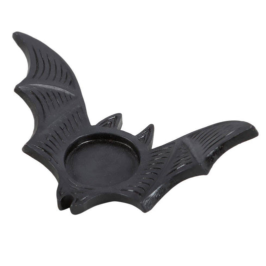 Black Bat Tealight Candle Holder