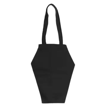 Gothic the Creepier the Better Coffin Shaped Tote Bag image 3