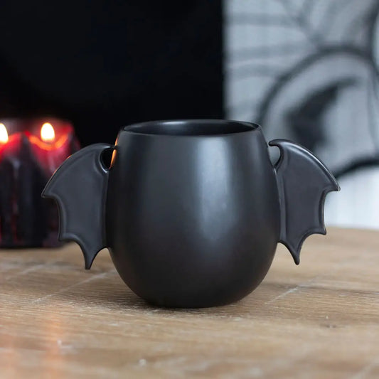 Gothic Bat Wing Rounded Mug image 0