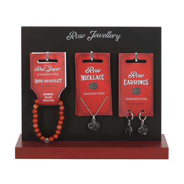 Gothic Rose Jewelry Pieces