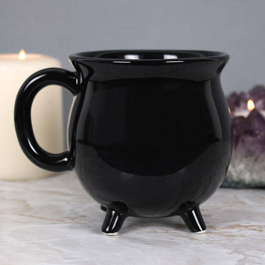 Blank Black Halloween Cauldron Mug