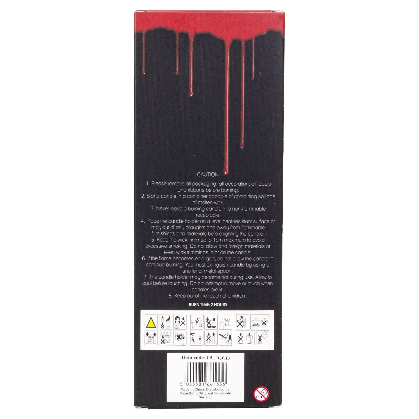 Vampire Tears Tapered Candle Set of 4