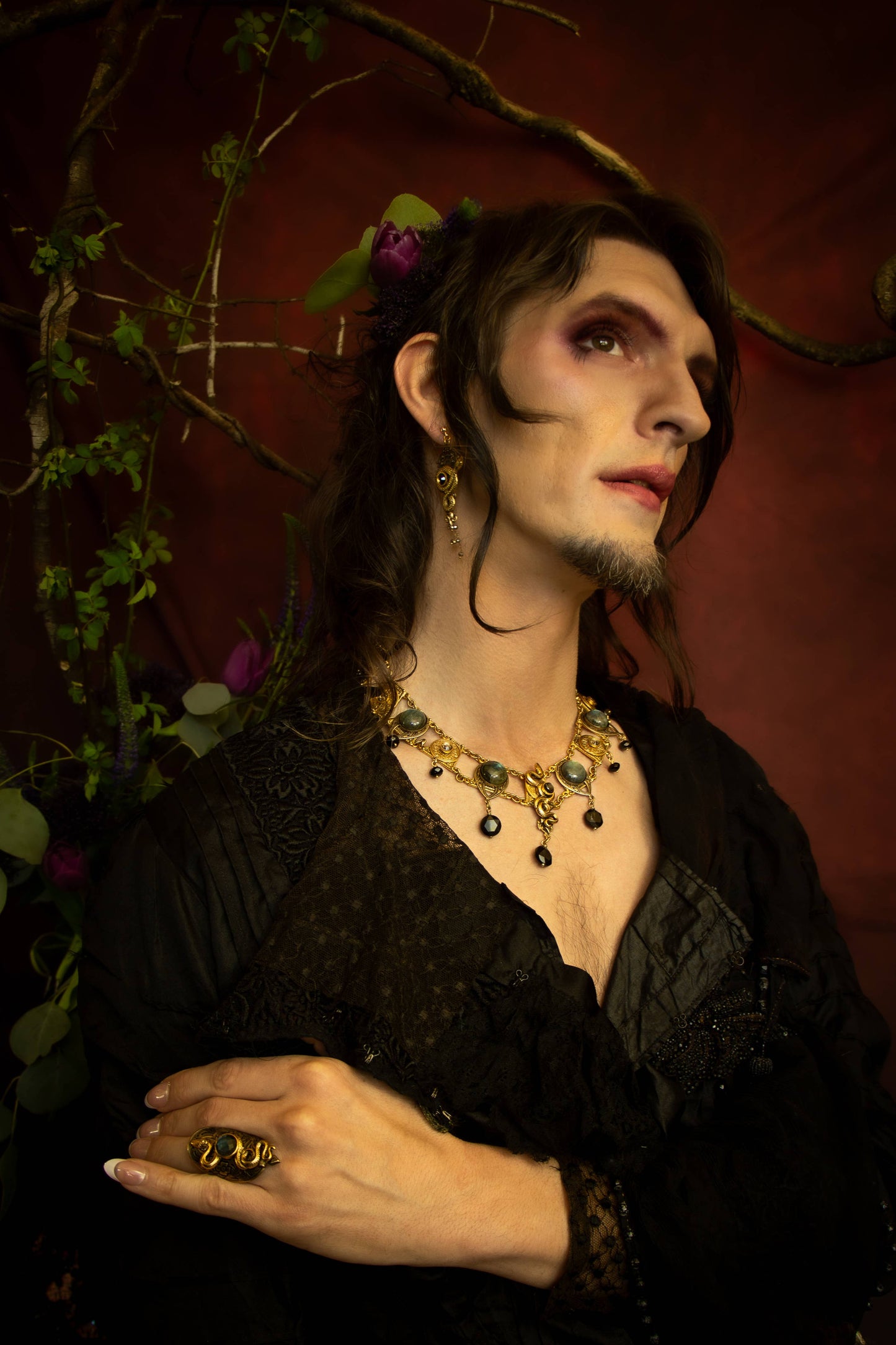 Rising Serpent Coin Collar
