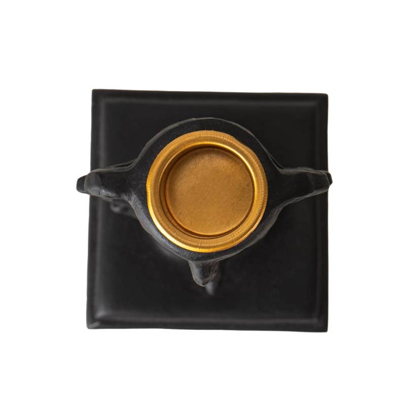 Skull Gothic Vertebrae Candleholder