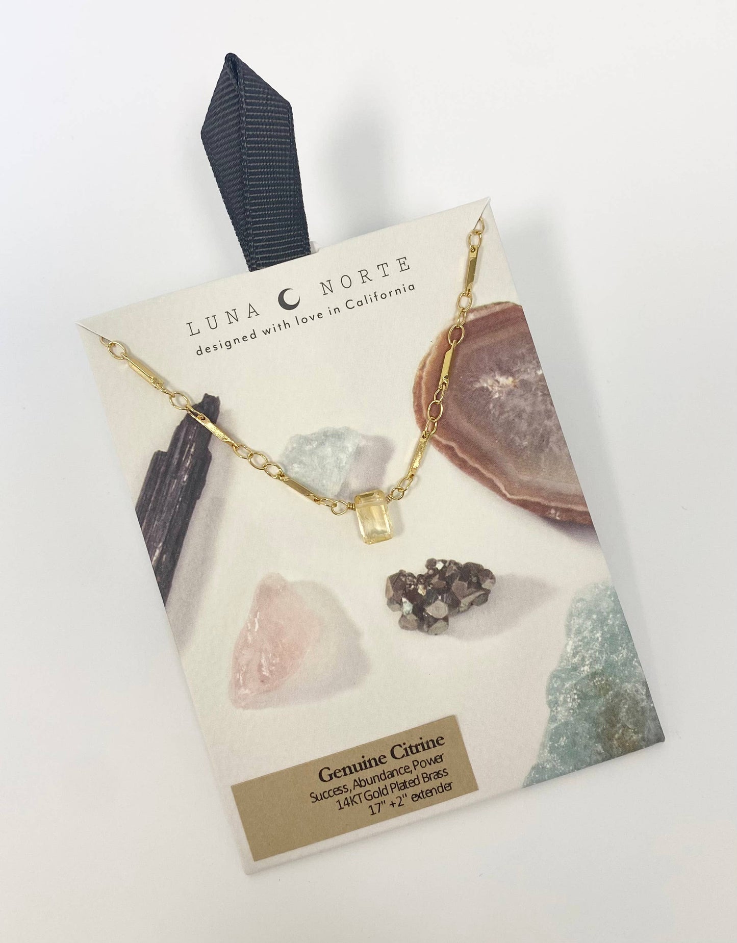 Prism Gems Birthstone Necklace - November