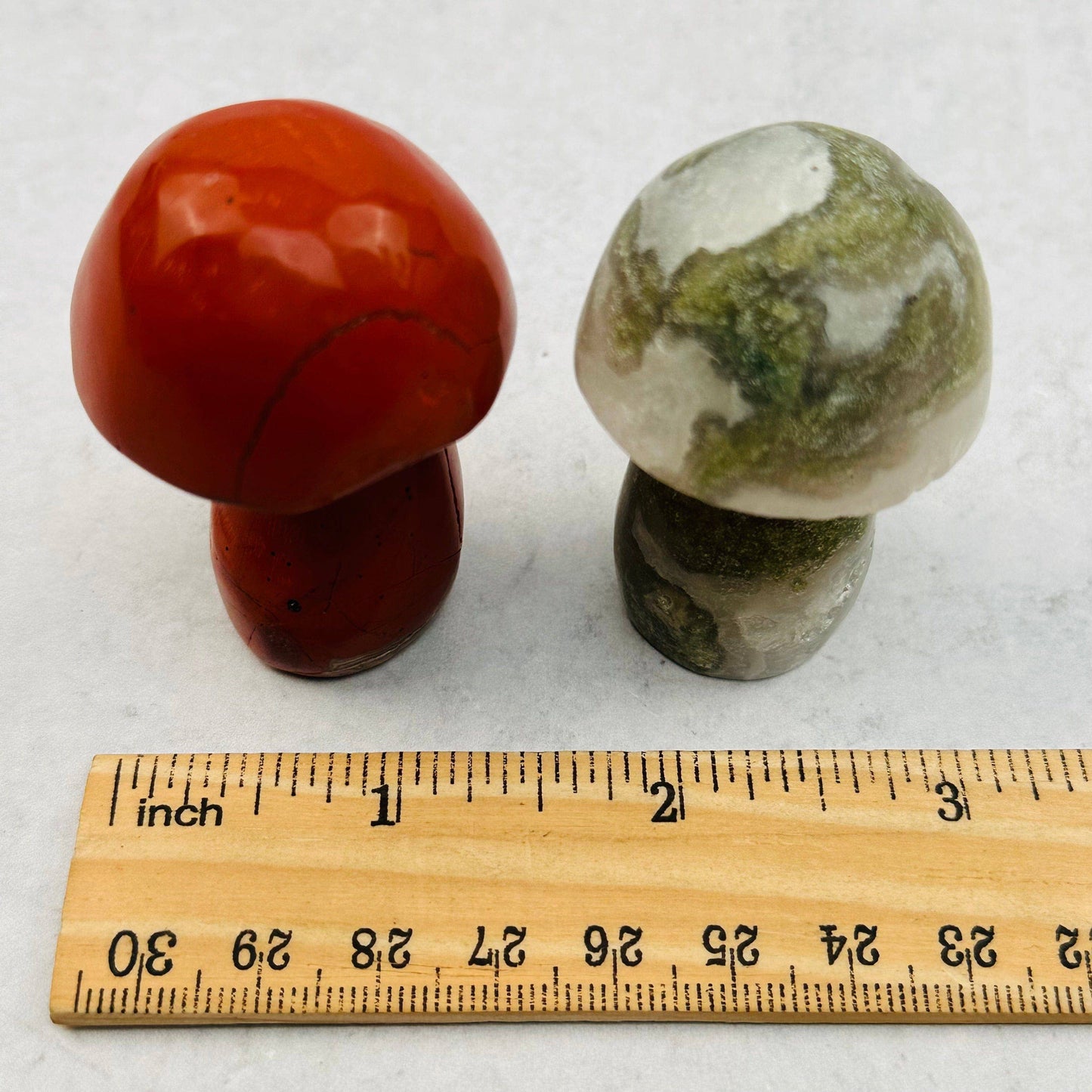 Crystal Gemstone Mushrooms Carving - You Choose Stone