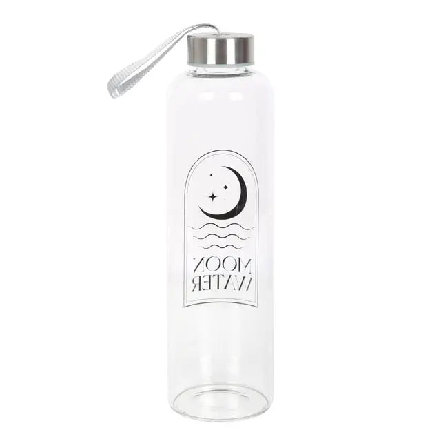 Moon Water Reusable Glass Water Bottle image 2