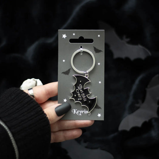 Bat Shit Crazy Keyring image 0